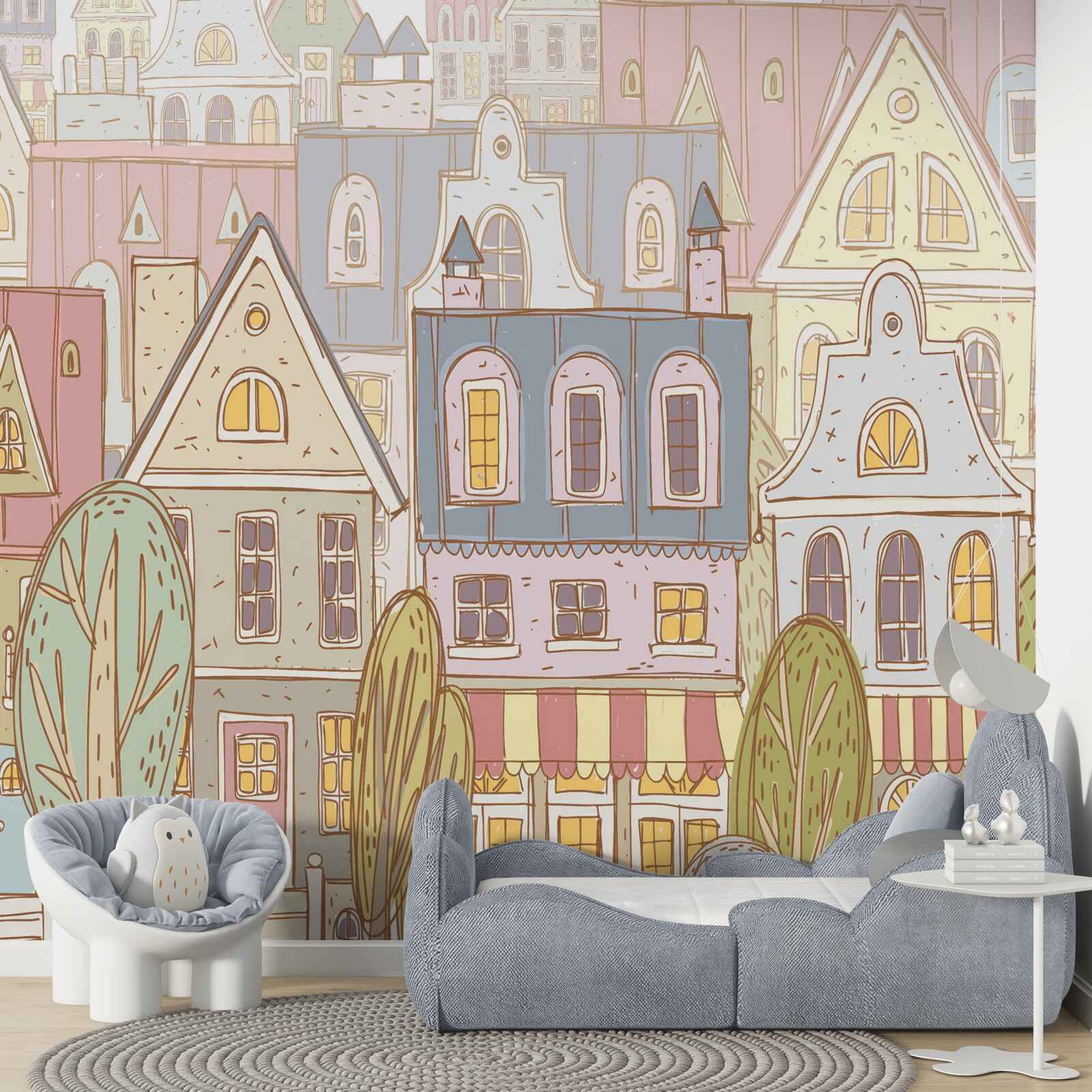 Фотошпалери будинки різних типів