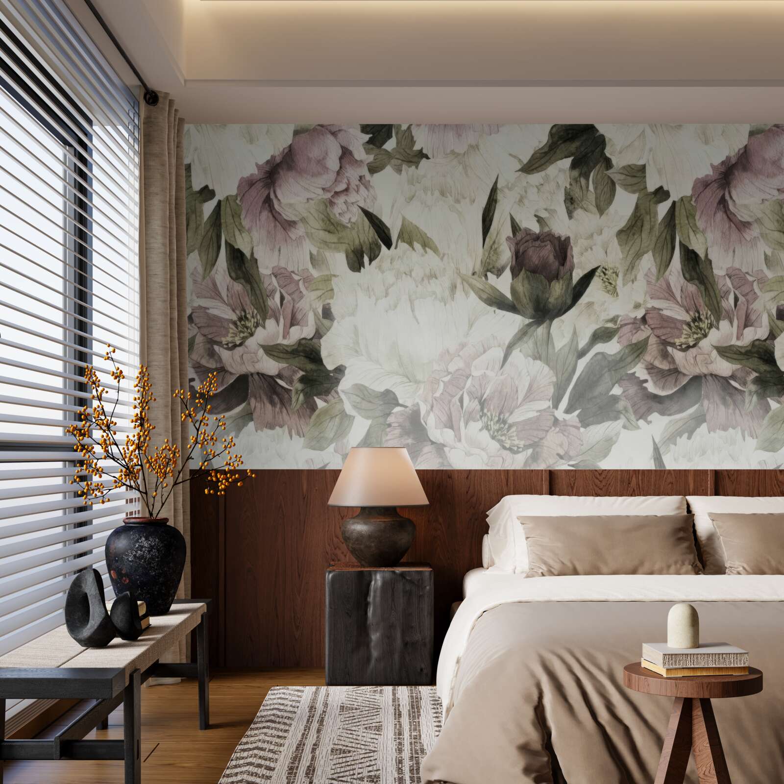 Фотошпалери зображення різних великих квітів