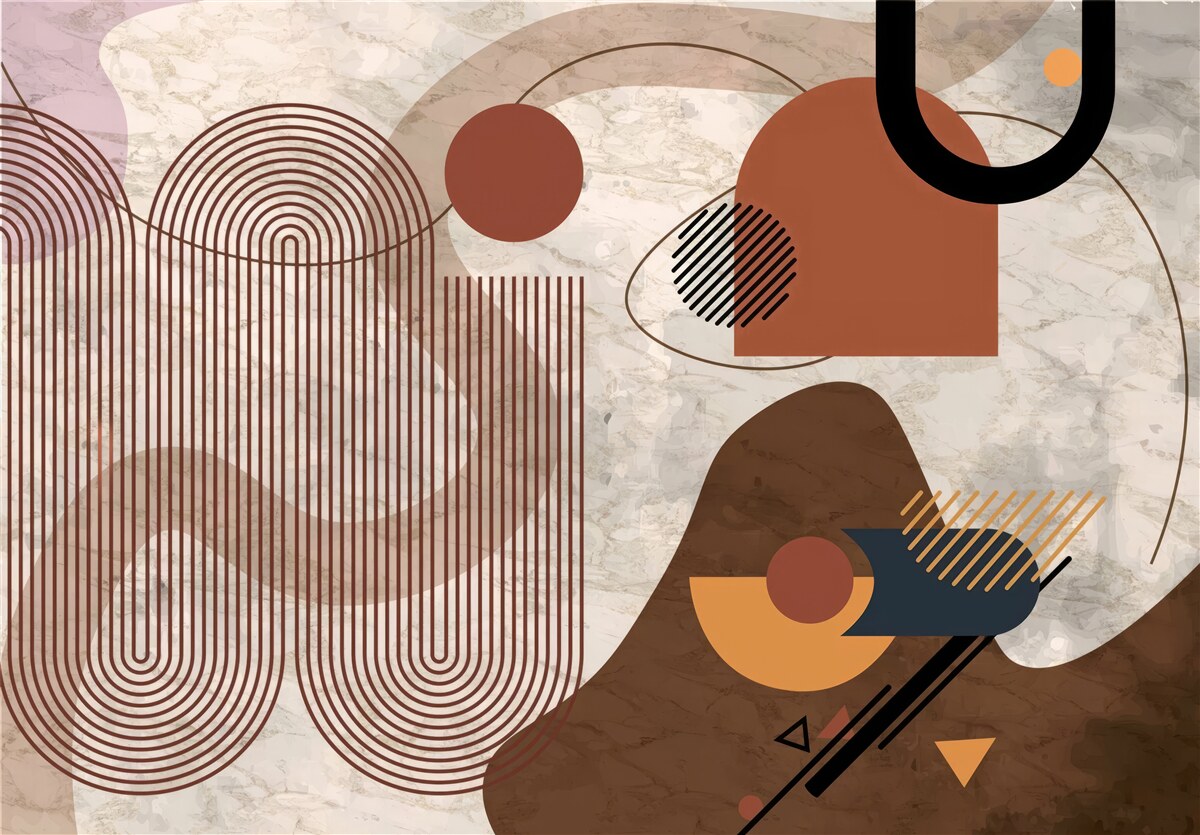 Фотошпалери темні кольори в абстрактному стилі