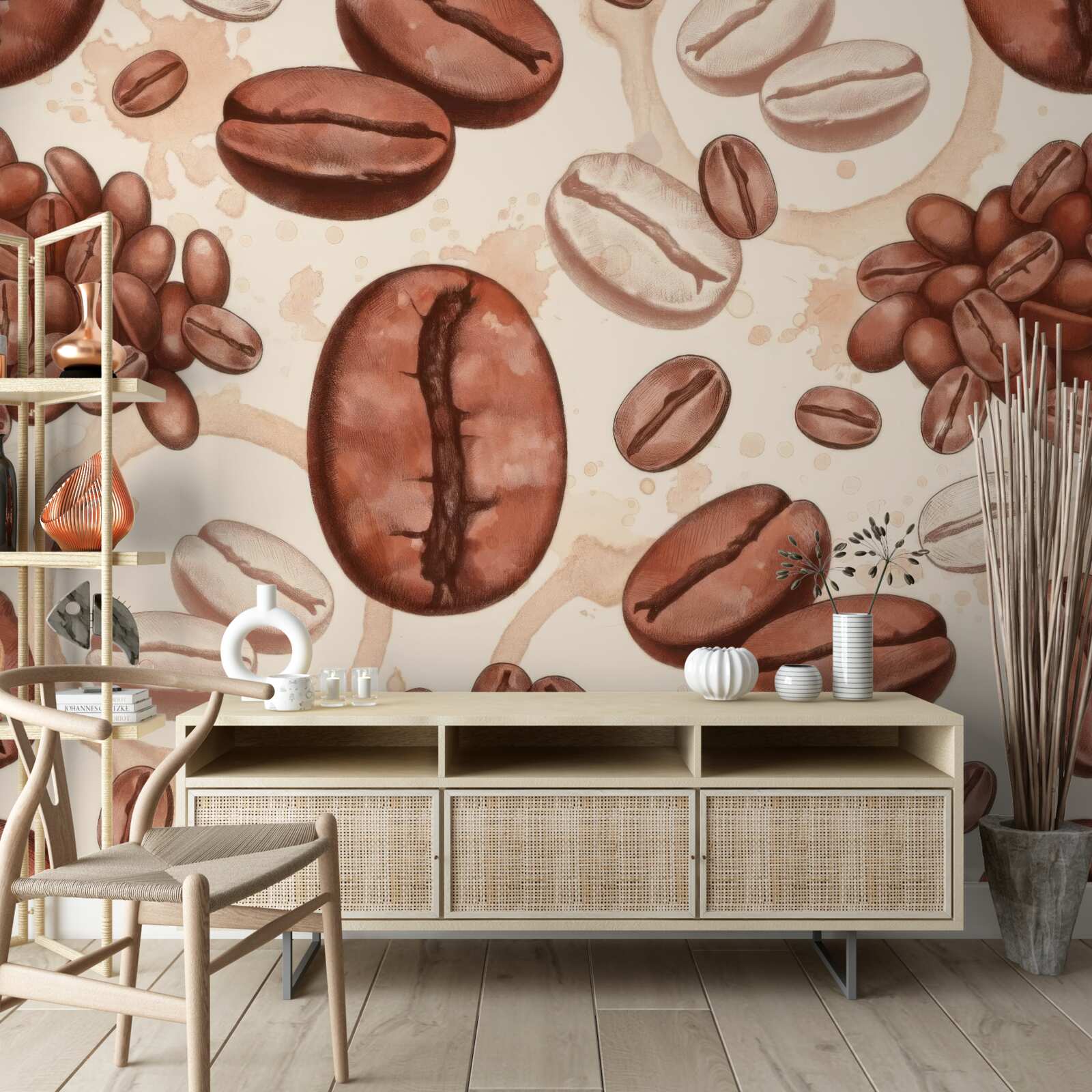 Фотошпалери кавові зерна