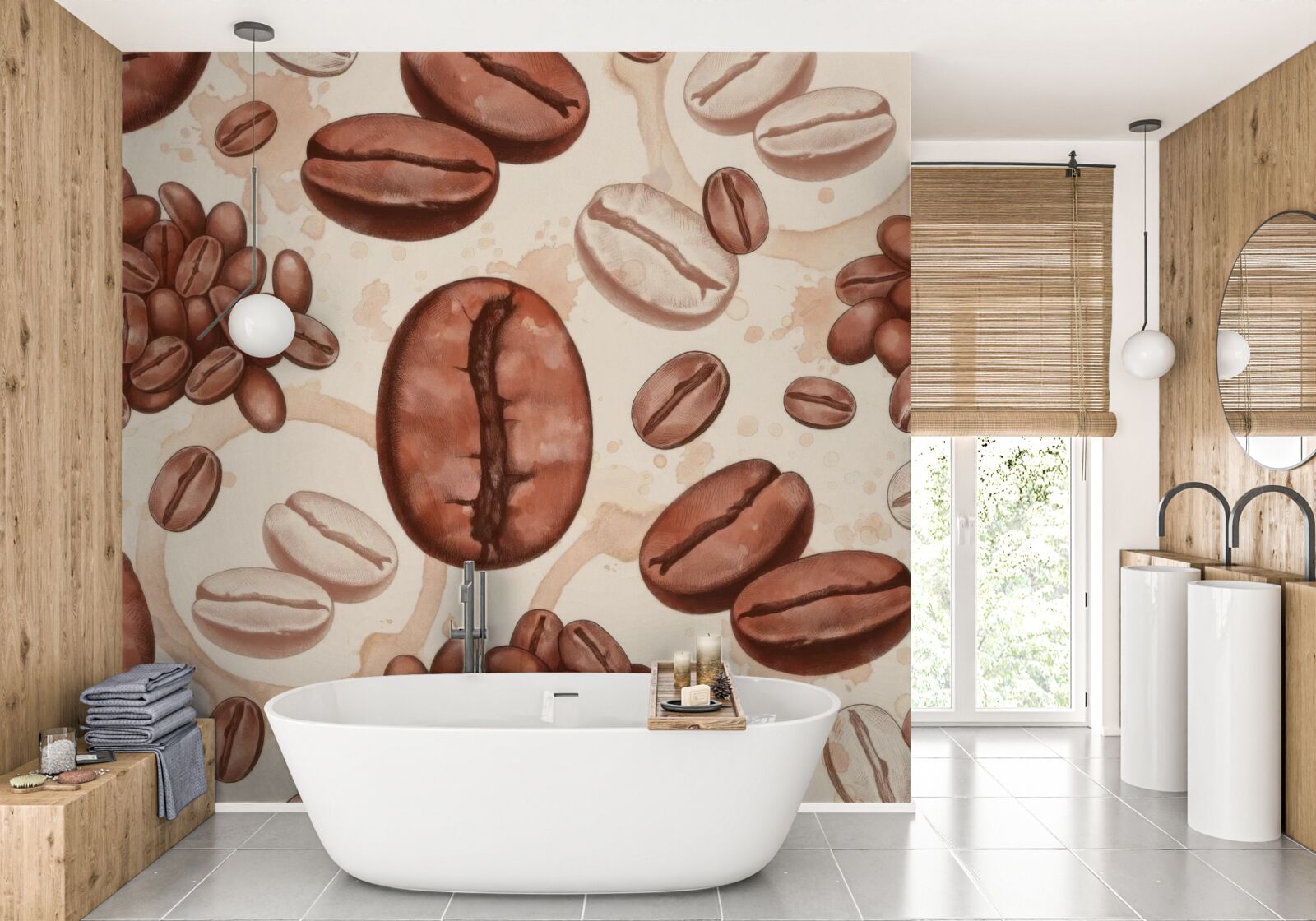 Фотошпалери кавові зерна