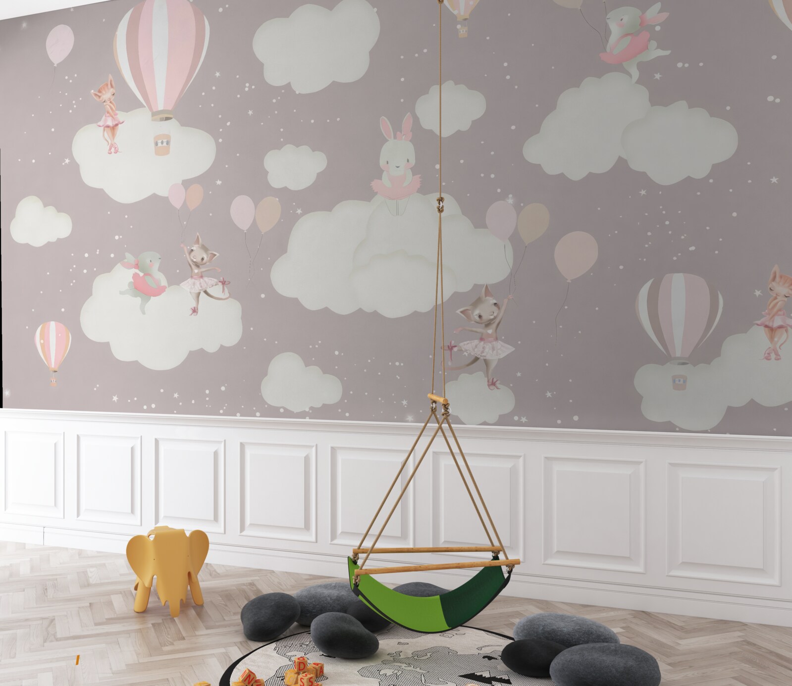 Фотошпалери хмари стали ігровим майданчиком для тварин