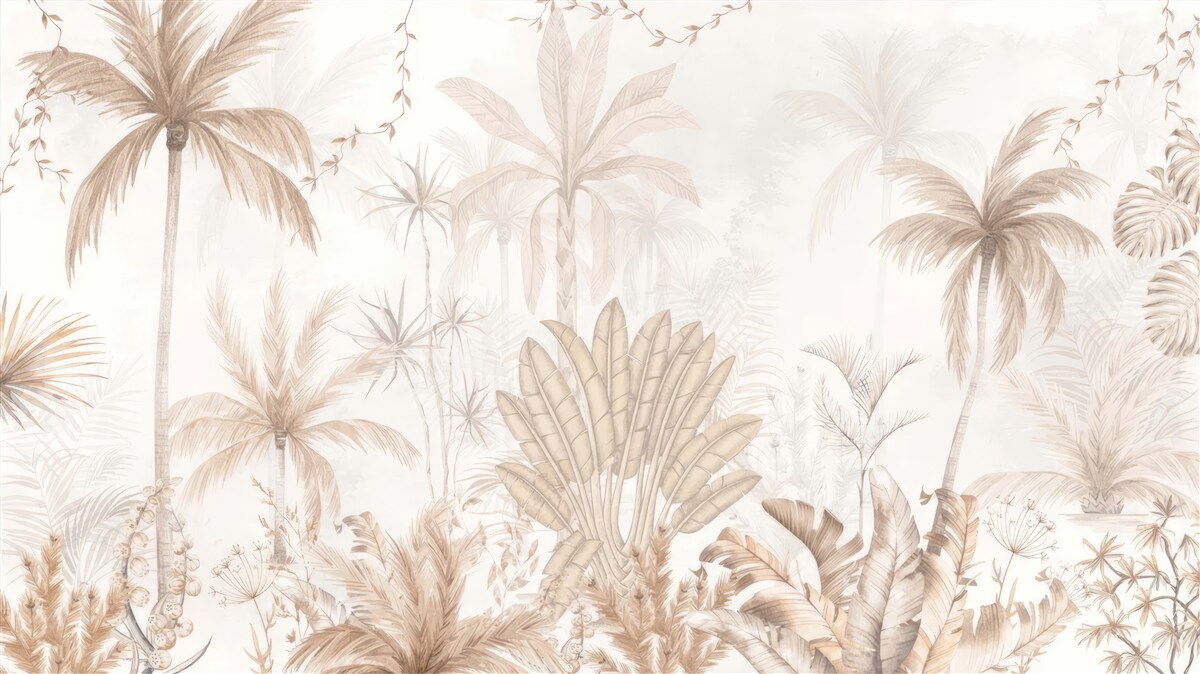 Фотошпалери рослини у відтінках коричневого