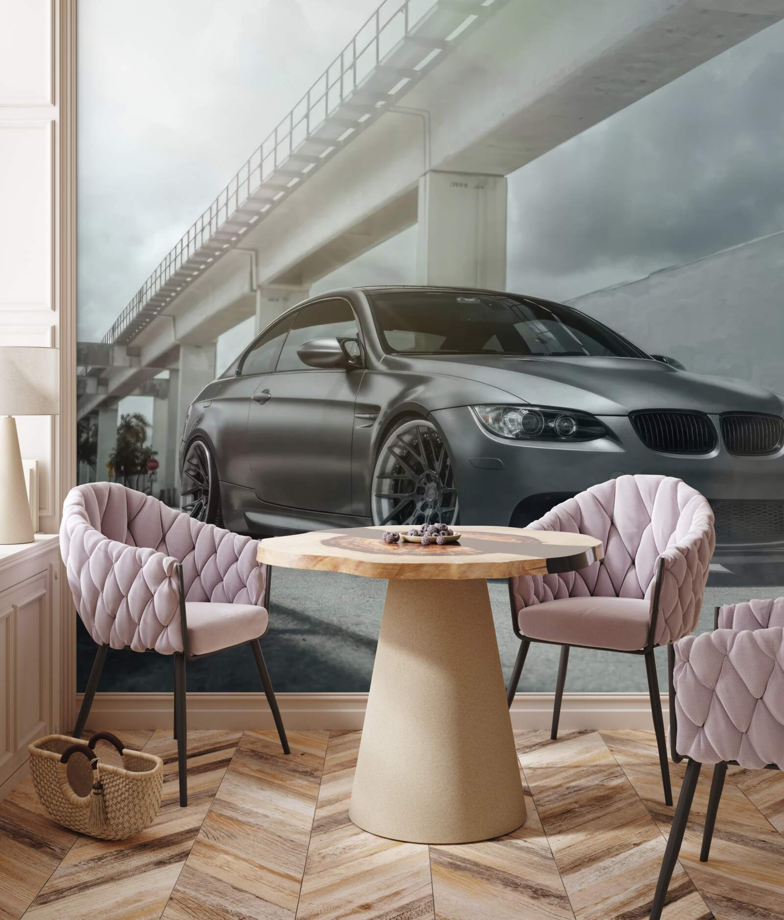 Фотошпалери машина чорна