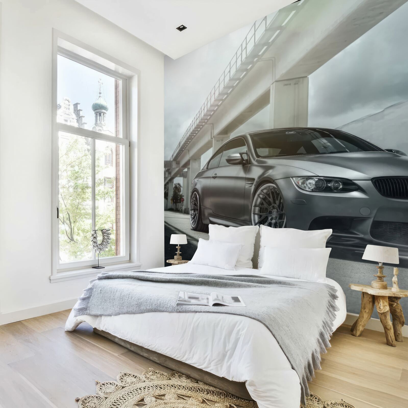 Фотошпалери машина чорна