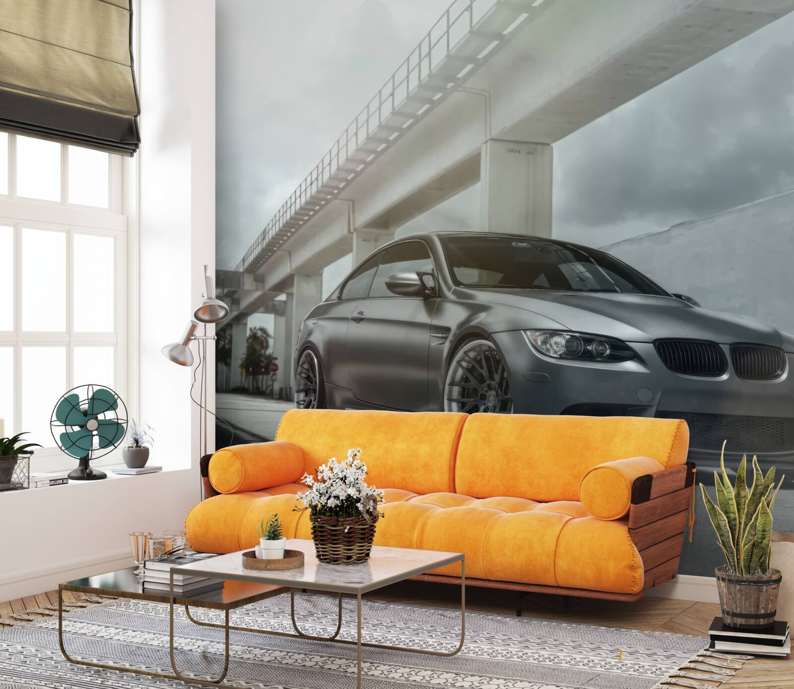 Фотошпалери машина чорна