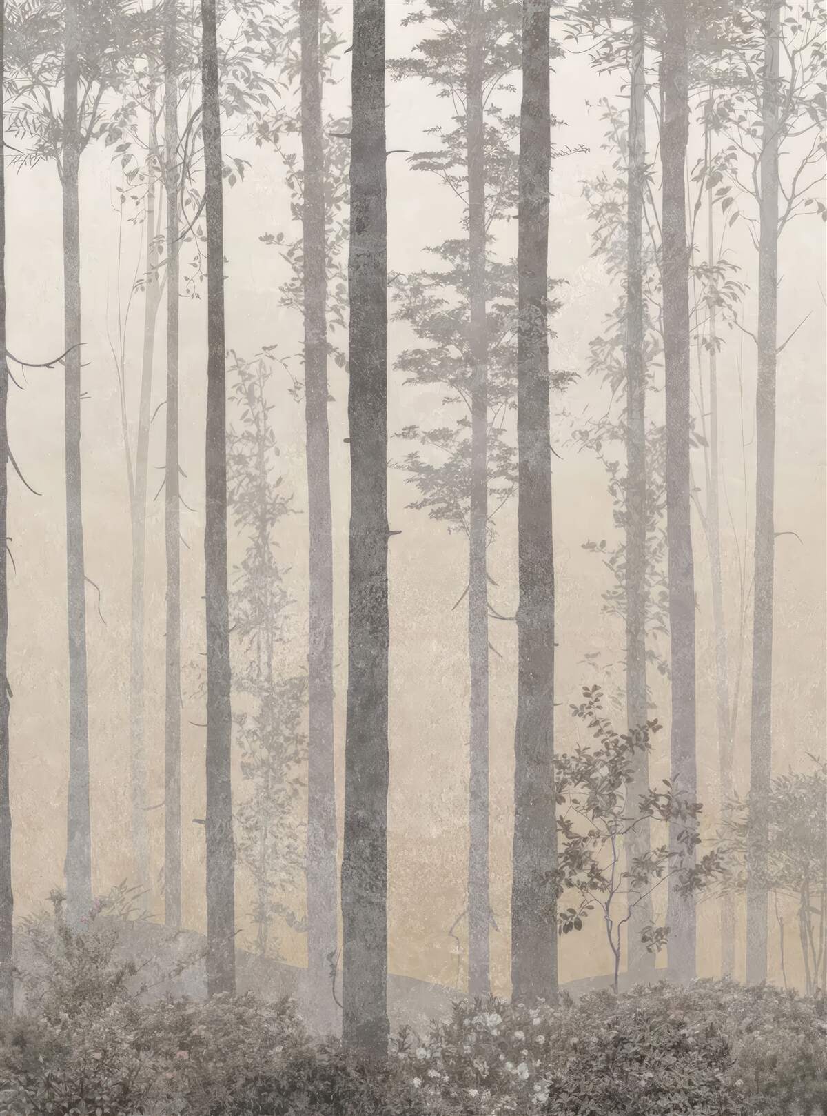 Фотошпалери mglisty las