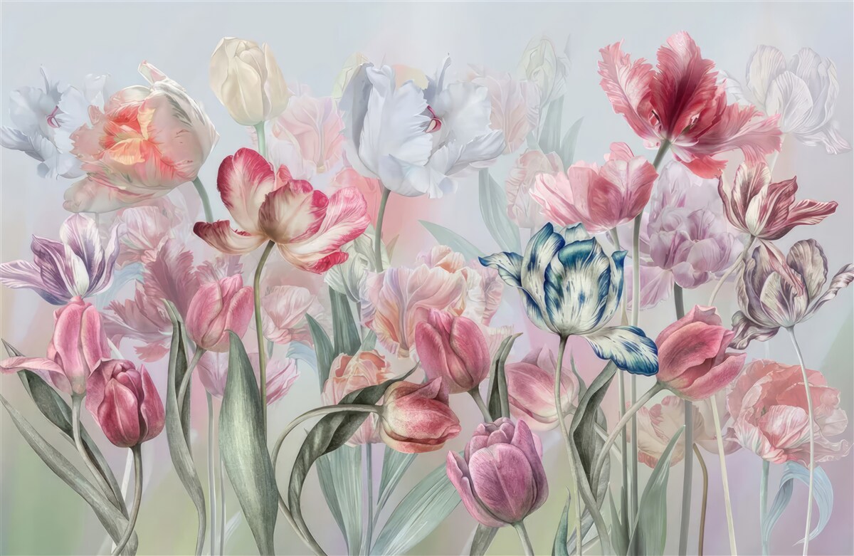 Фотошпалери різноманітність красивих квітів