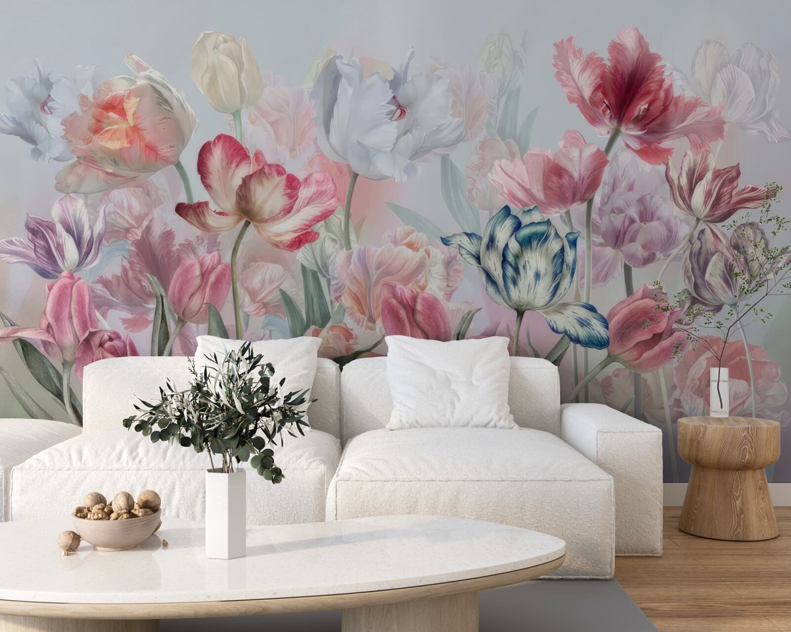 Фотошпалери різноманітність красивих квітів