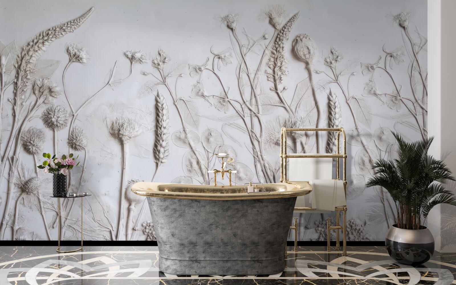 Фотошпалери різні рослини