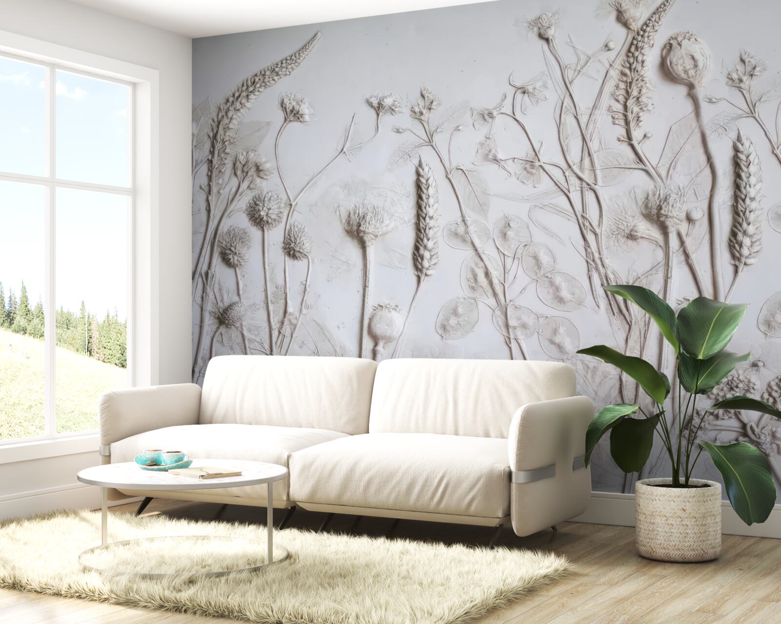 Фотошпалери різні рослини