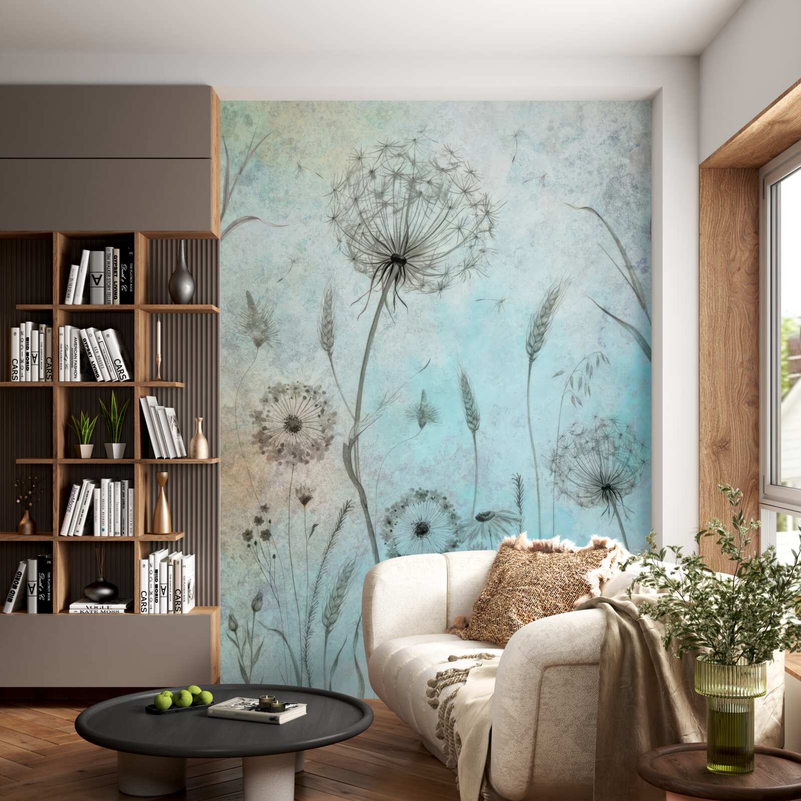 Фотошпалери пшениця і кульбаба