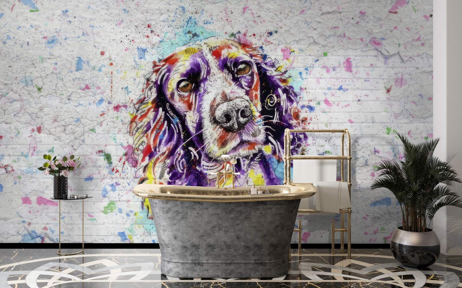 Фотошпалери пироги в стилі поп-арт