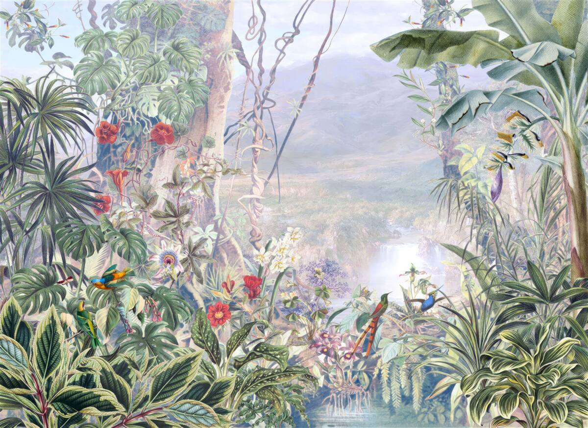 Фотошпалери пернаті мешканці джунглів