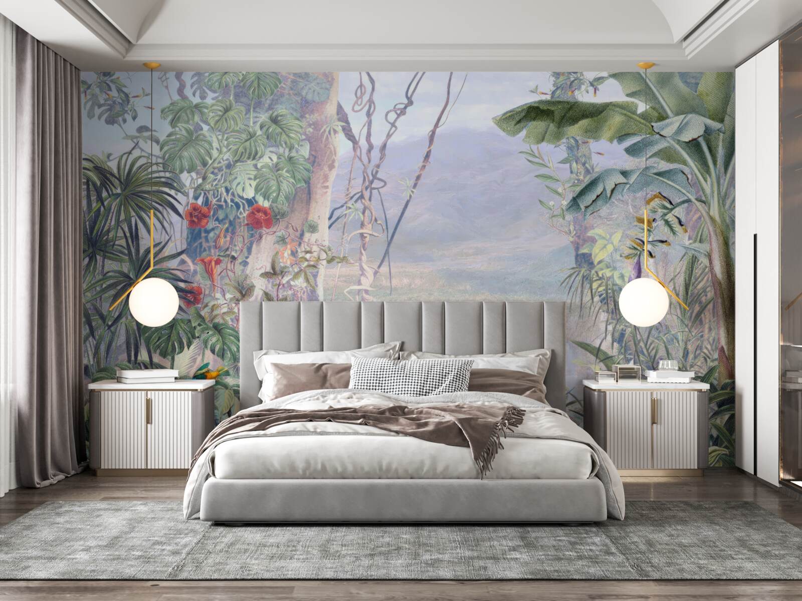 Фотошпалери пернаті мешканці джунглів