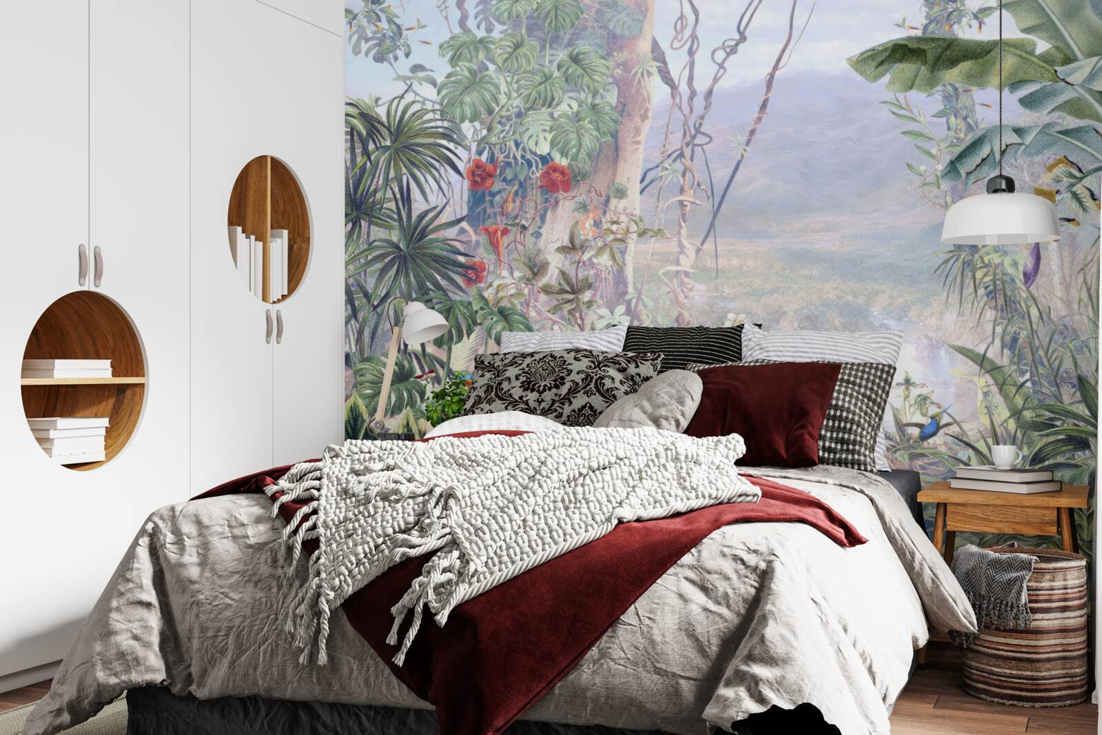 Фотошпалери пернаті мешканці джунглів