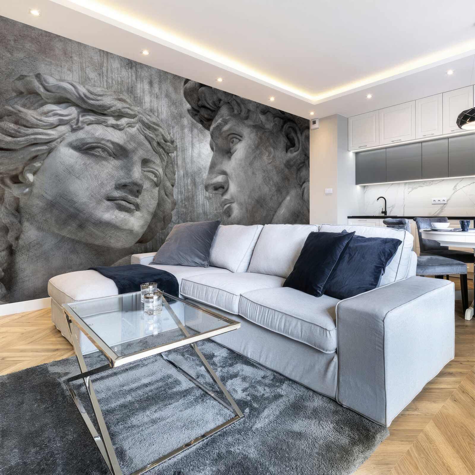 Фотошпалери двоє розмальованих молодих людей