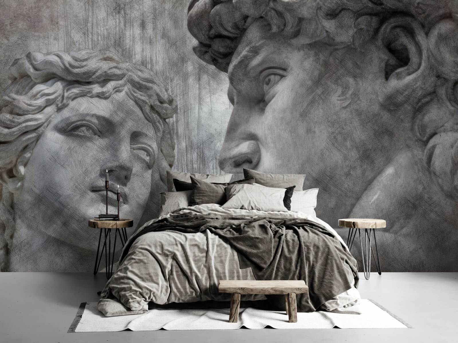 Фотошпалери двоє розмальованих молодих людей