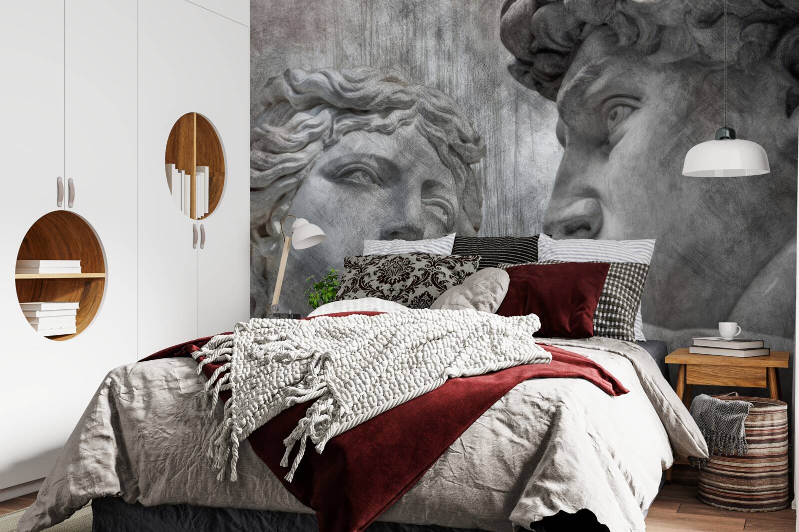 Фотошпалери двоє розмальованих молодих людей