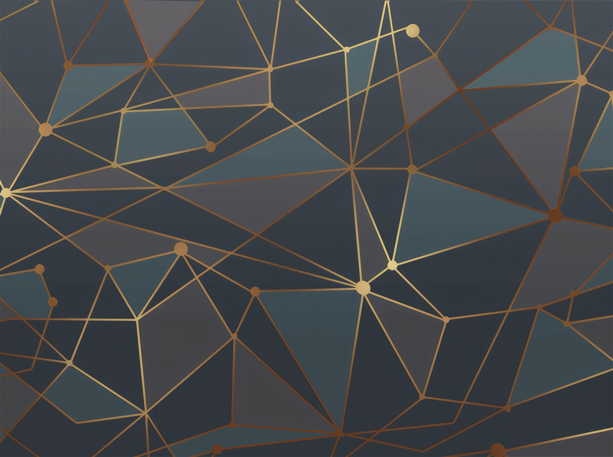 Фотошпалери фон з геометричними фігурами в темних відтінках