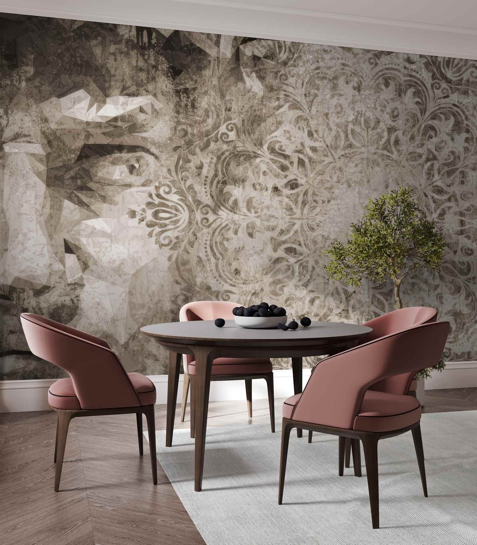 Фотошпалери обриси особи