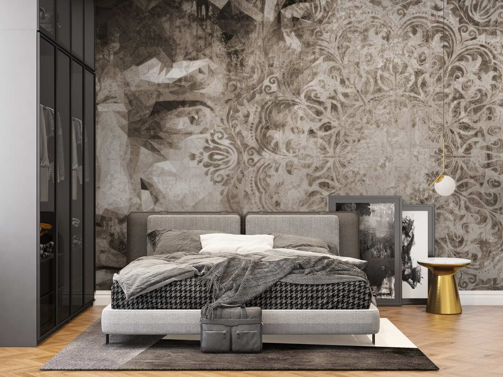 Фотошпалери обриси особи