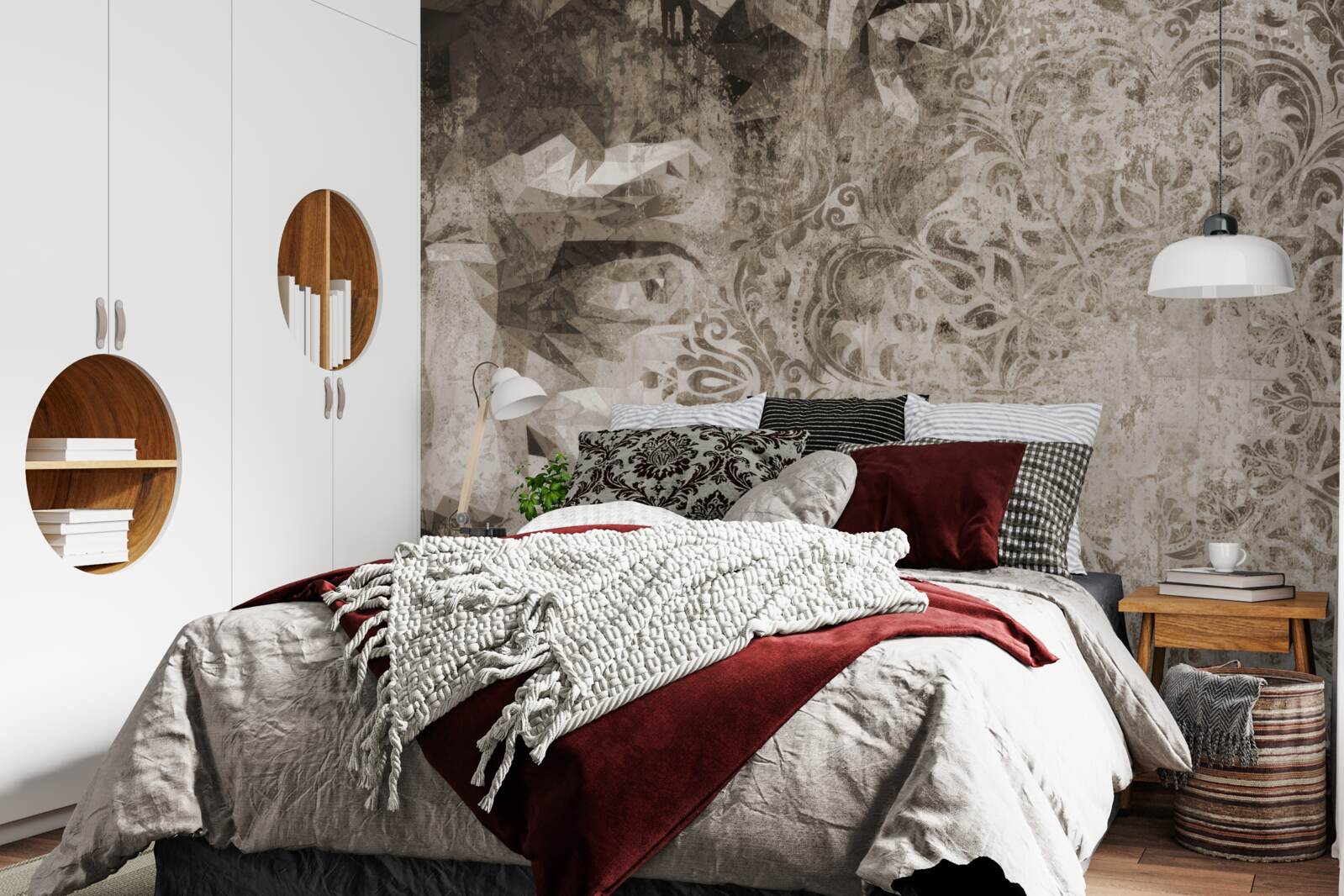 Фотошпалери обриси особи