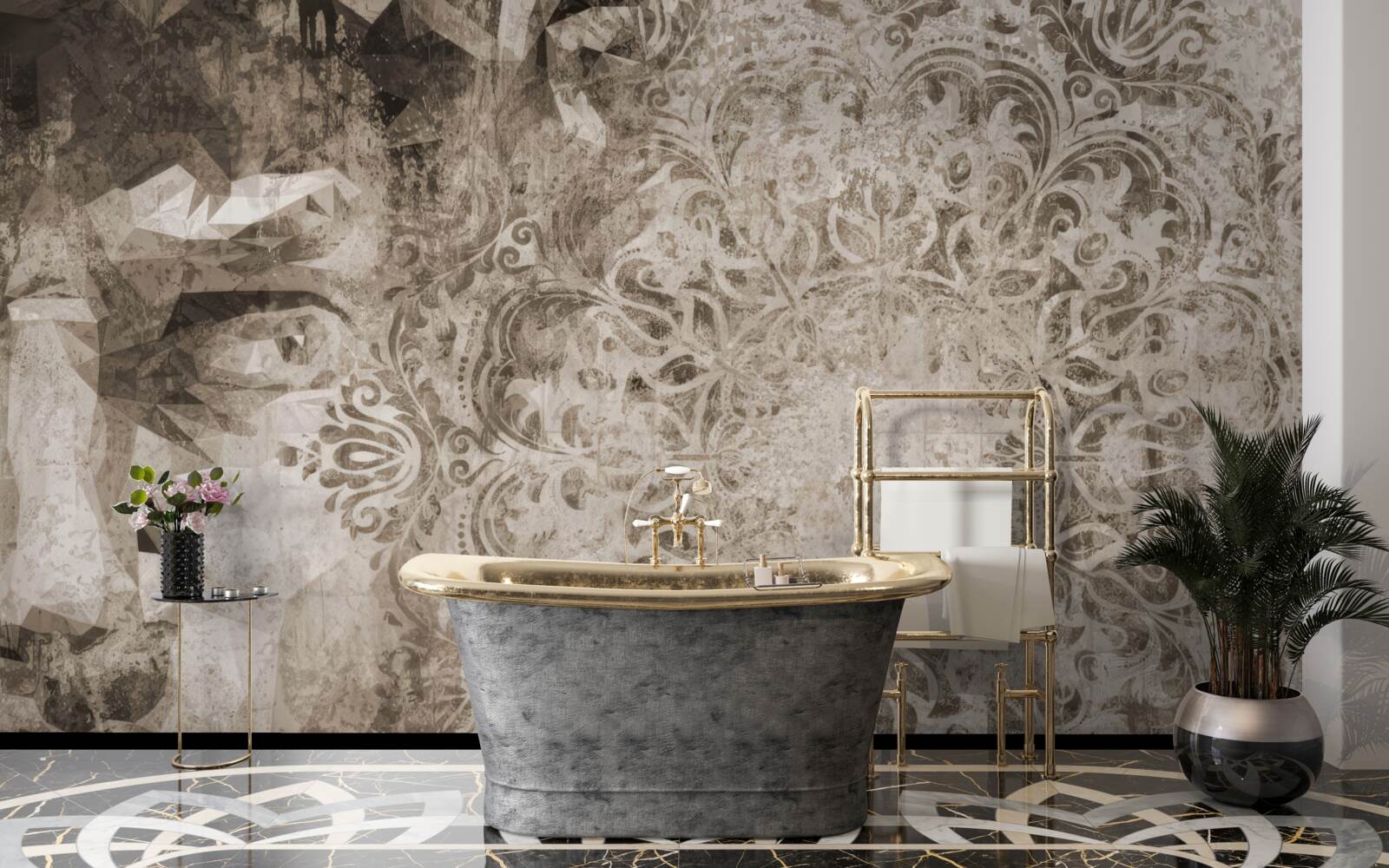 Фотошпалери обриси особи