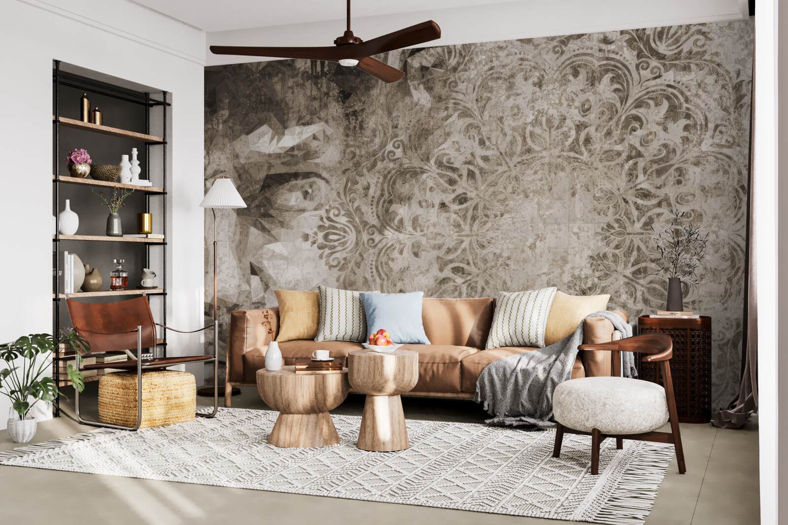 Фотошпалери обриси особи