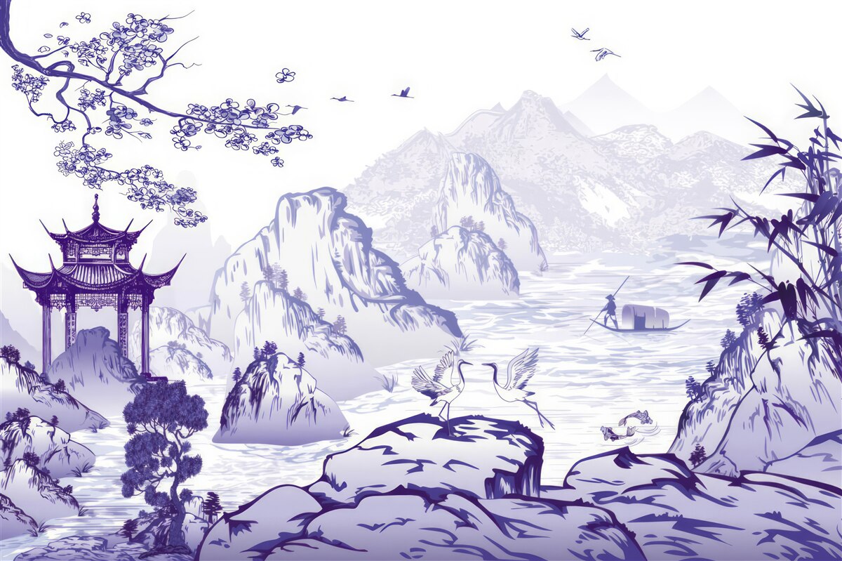 Фотошпалери китайський пейзаж