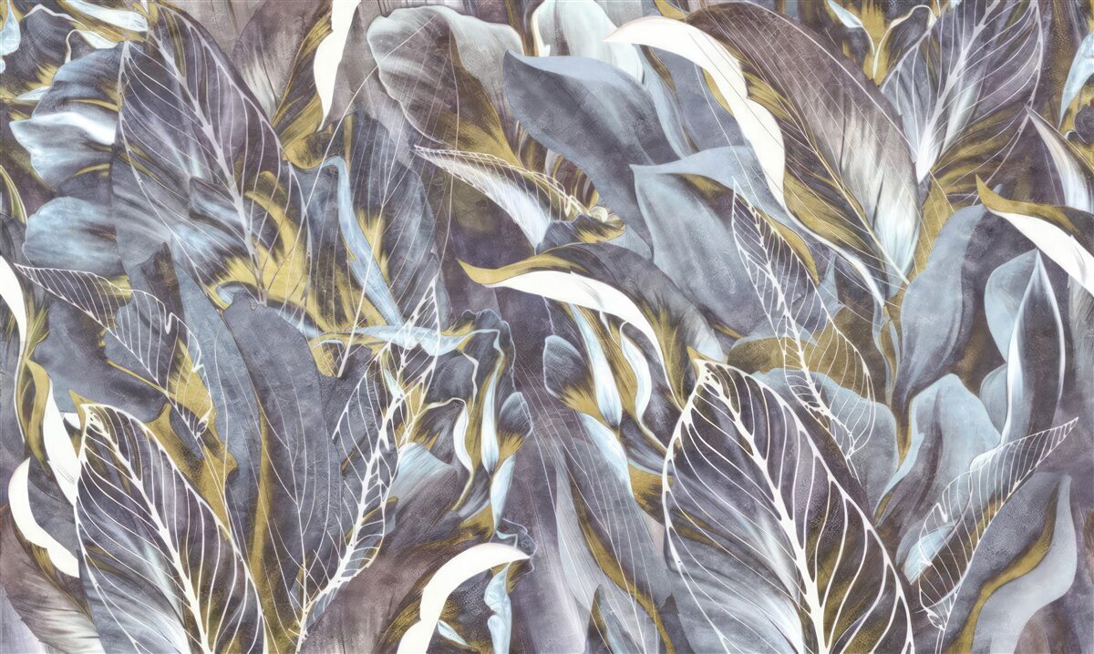 Фотошпалери щільна завіса листя