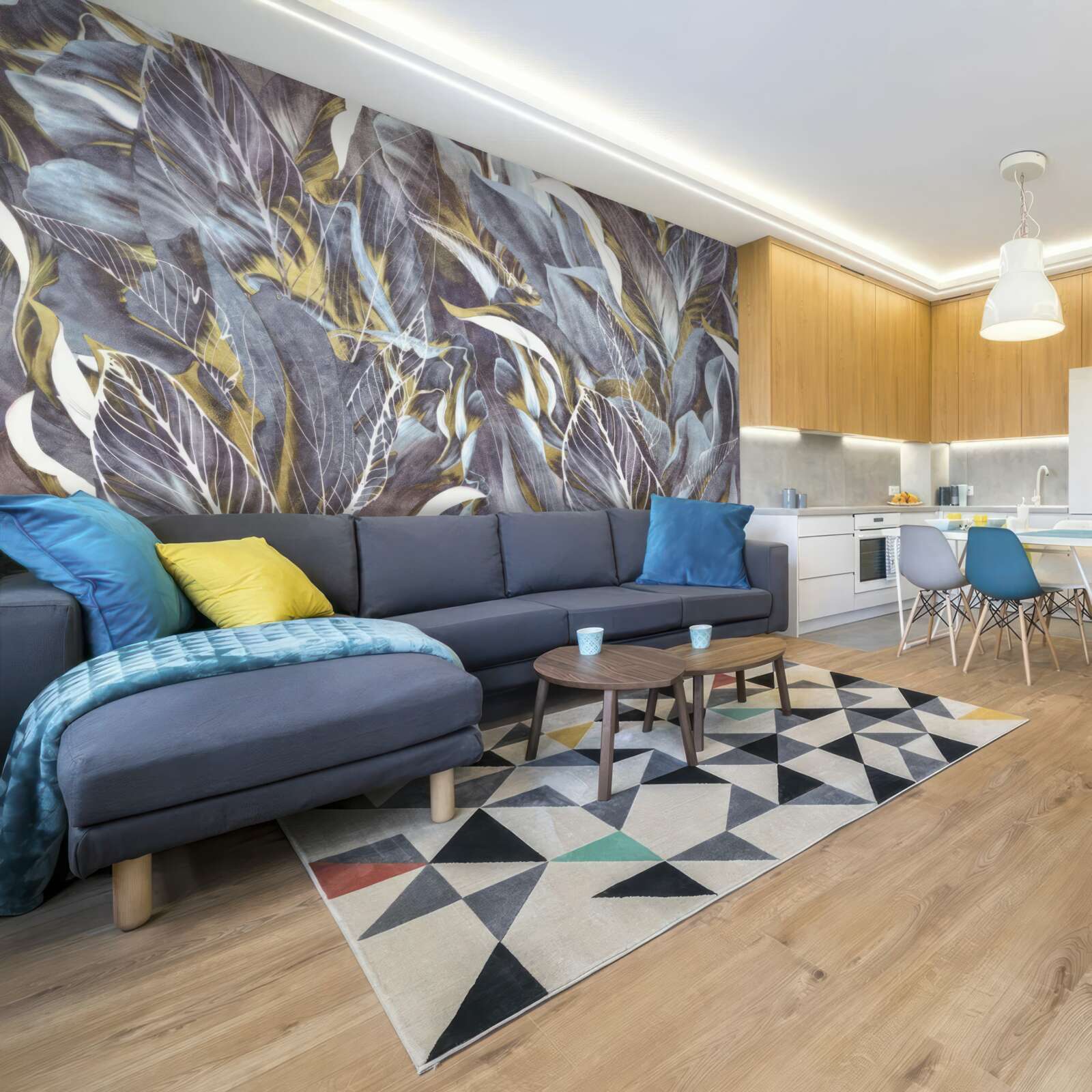 Фотошпалери щільна завіса листя