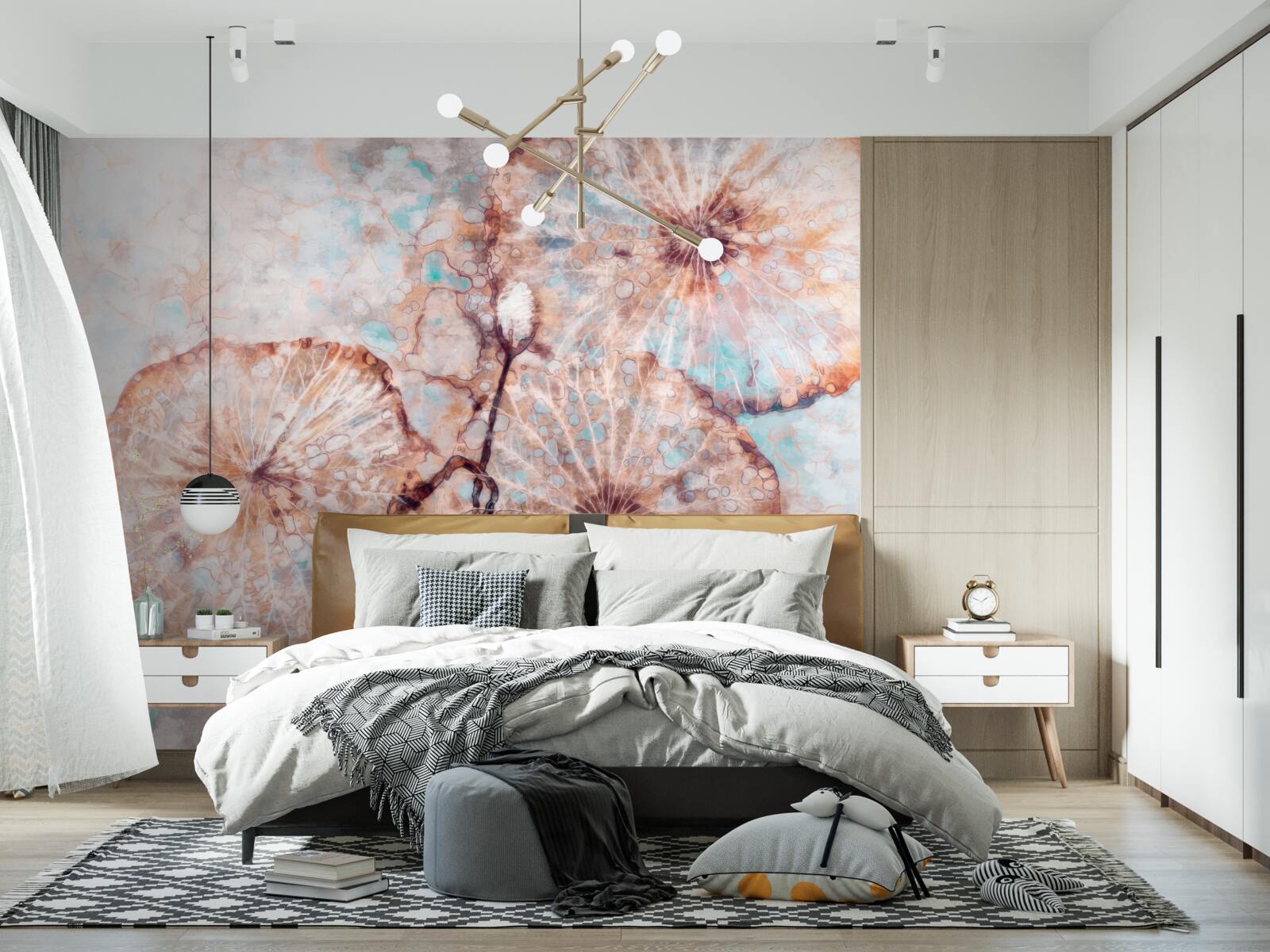 Фотошпалери рослина представлена у незвичний спосіб