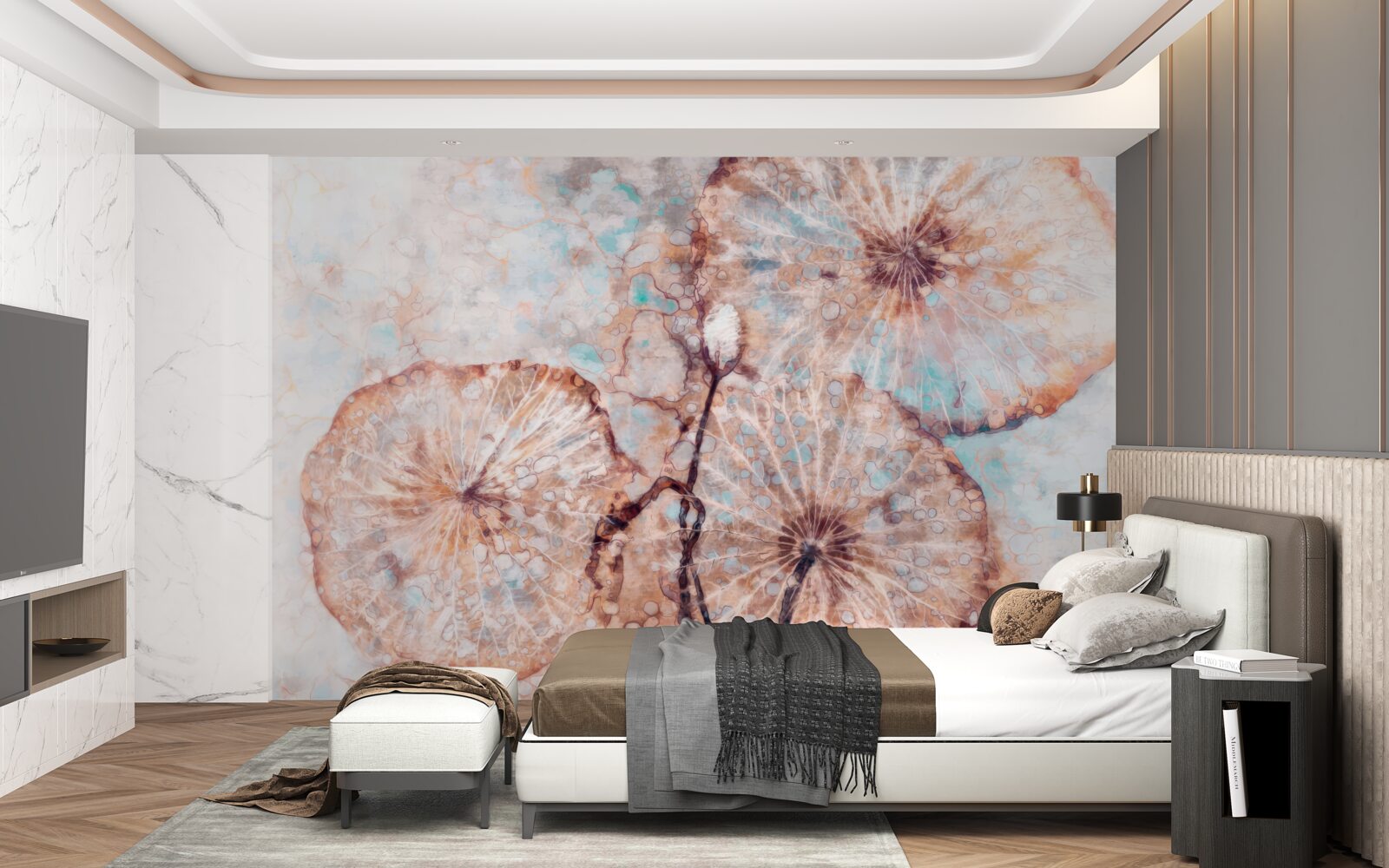 Фотошпалери рослина представлена у незвичний спосіб