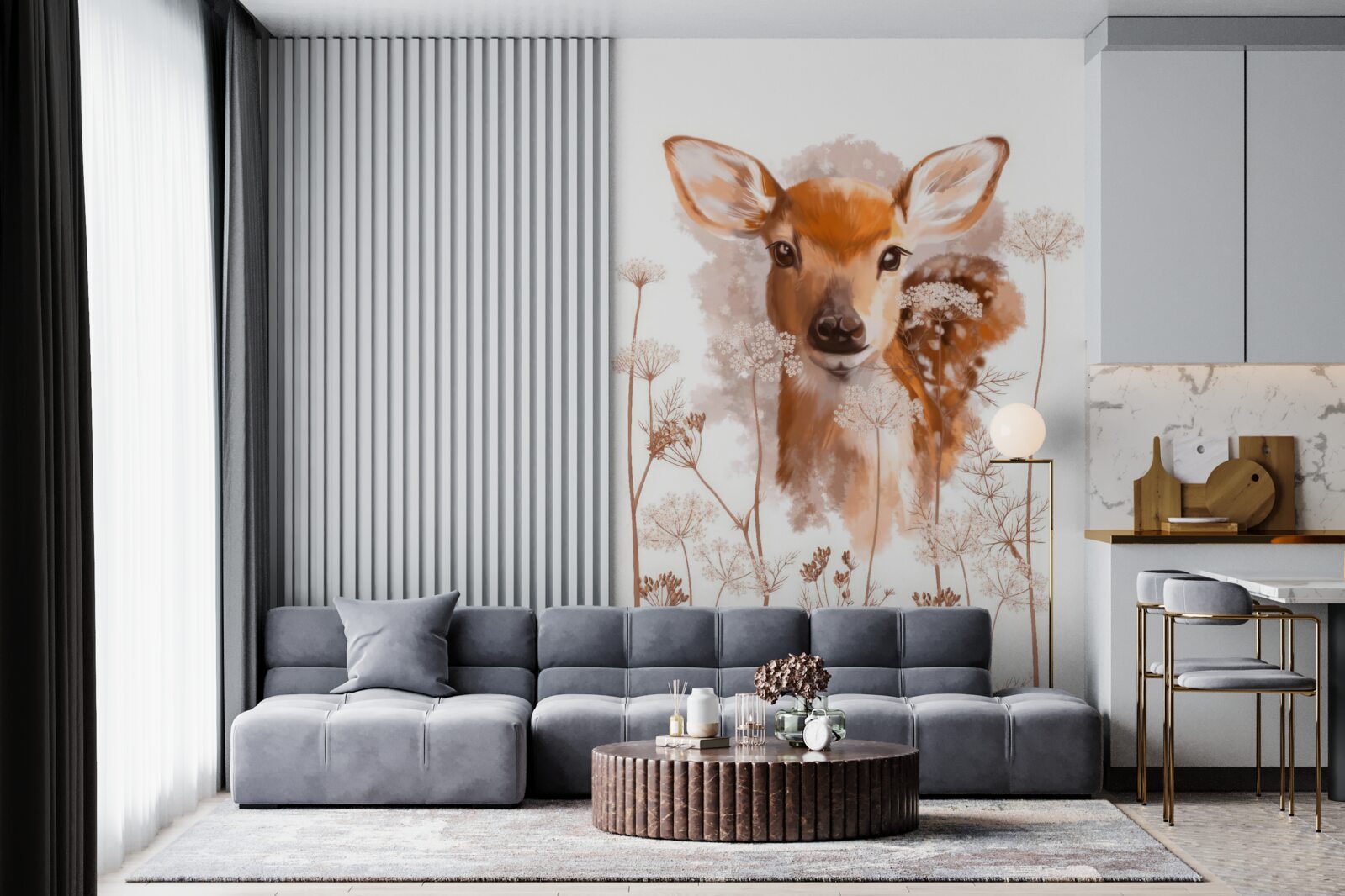 Фотошпалери на фото оленя