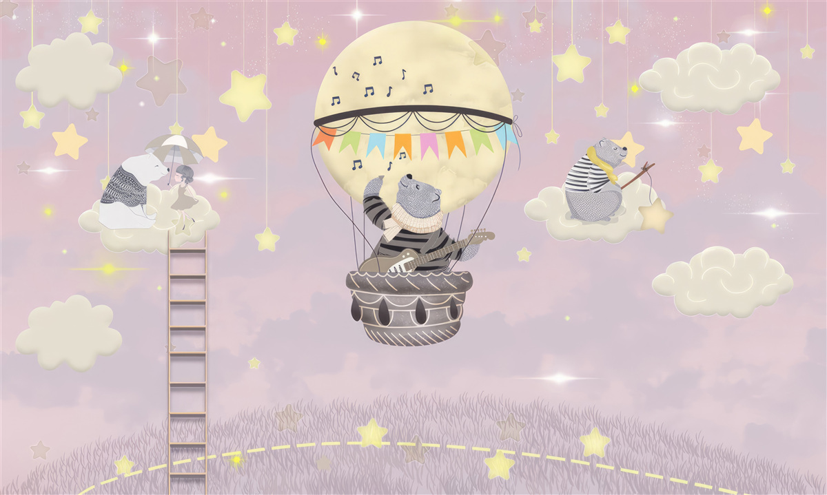 Фотошпалери небесні ведмеді