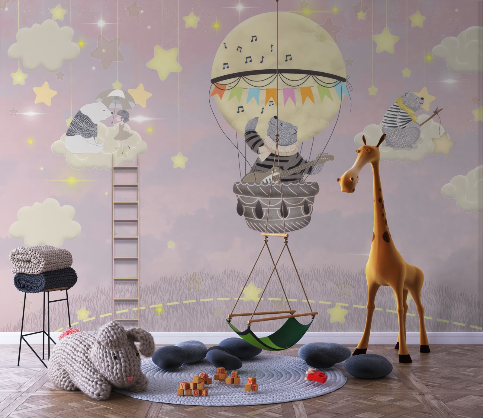 Фотошпалери небесні ведмеді