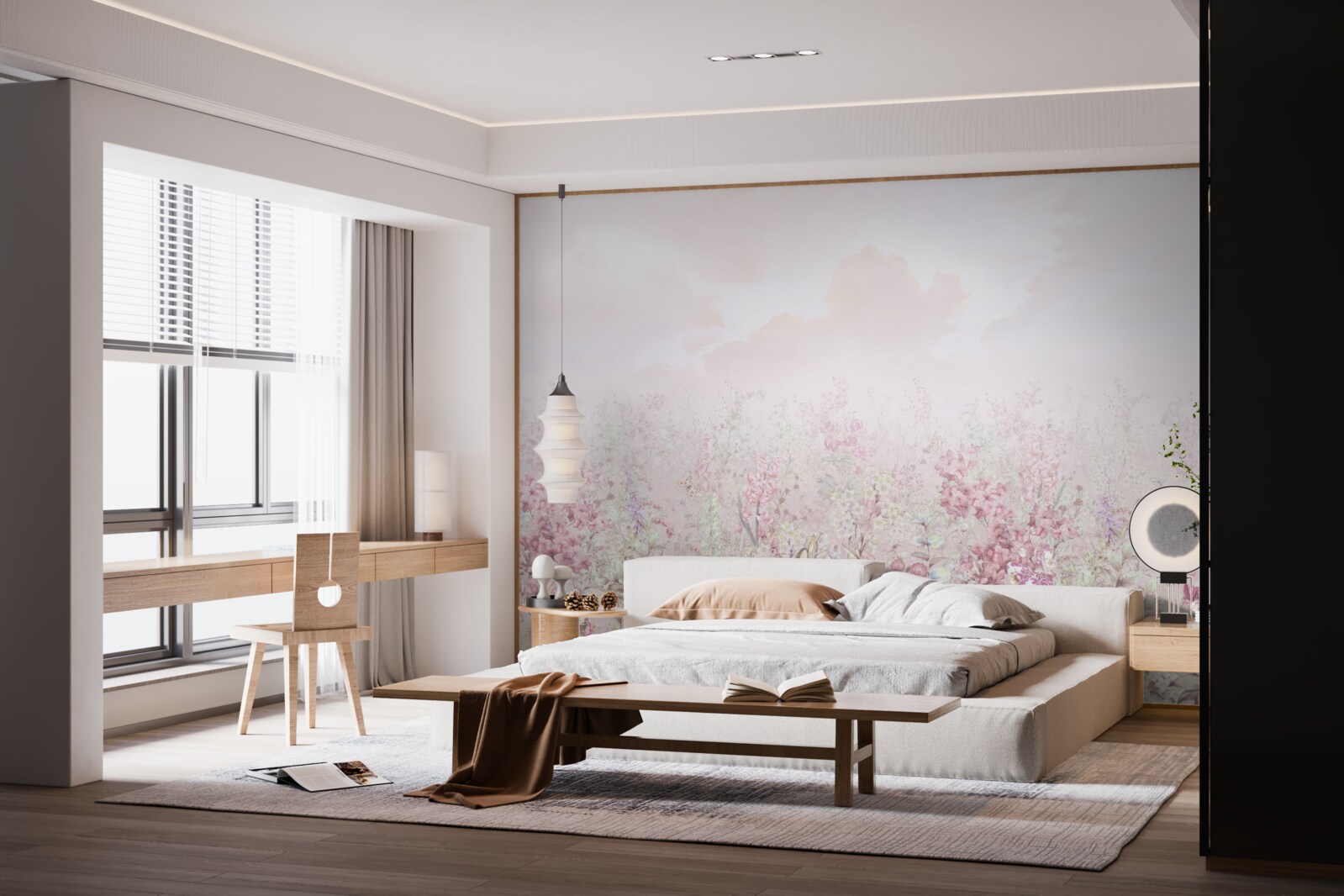 Фотошпалери Луг, усіяний квітами