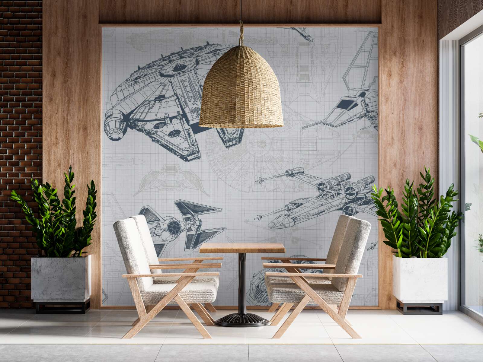 Фотошпалери схеми різних літаків