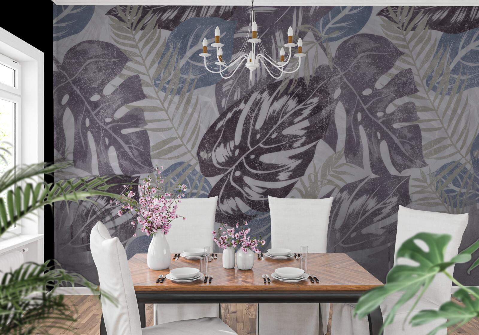 Фотошпалери велике листя