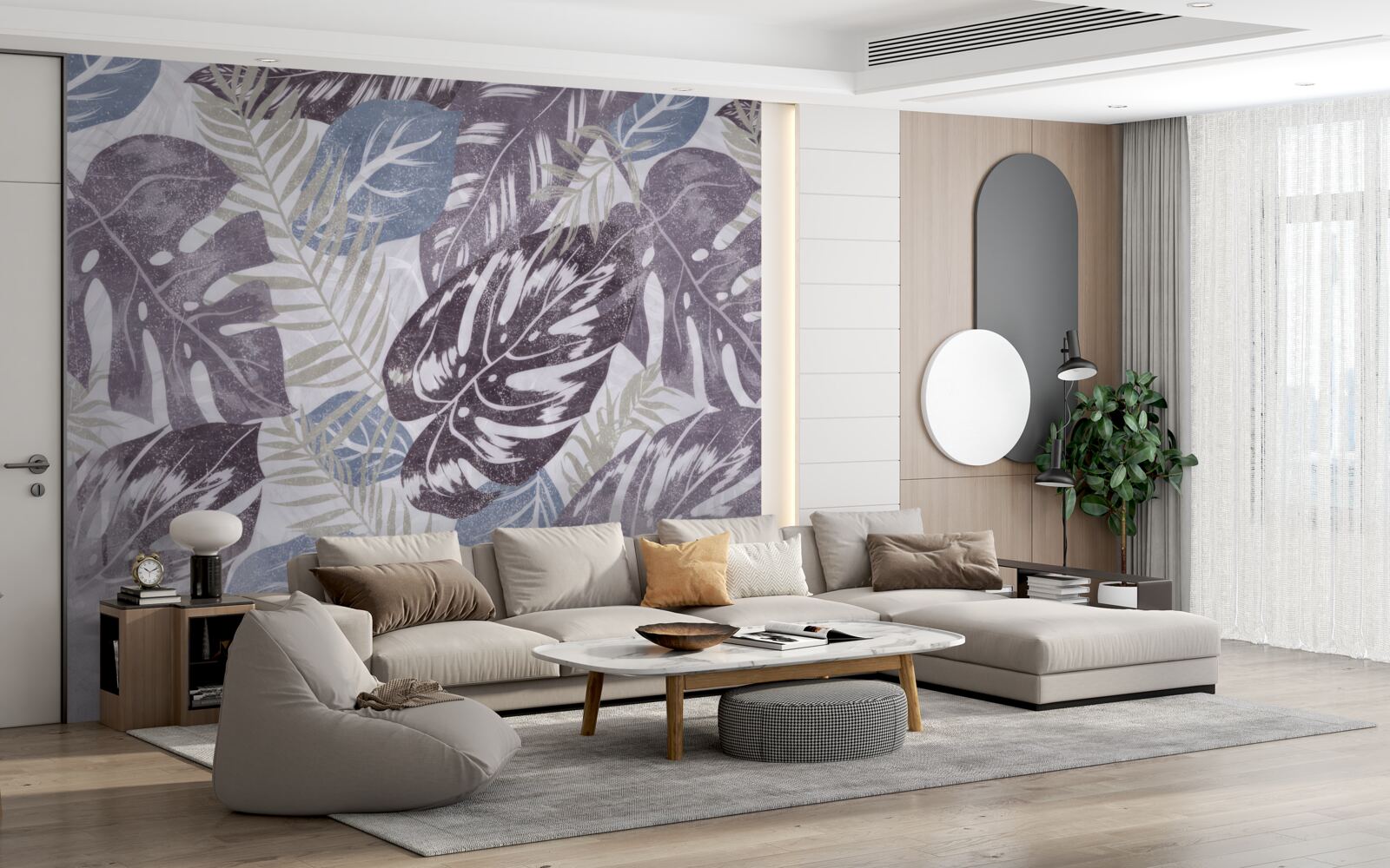 Фотошпалери велике листя