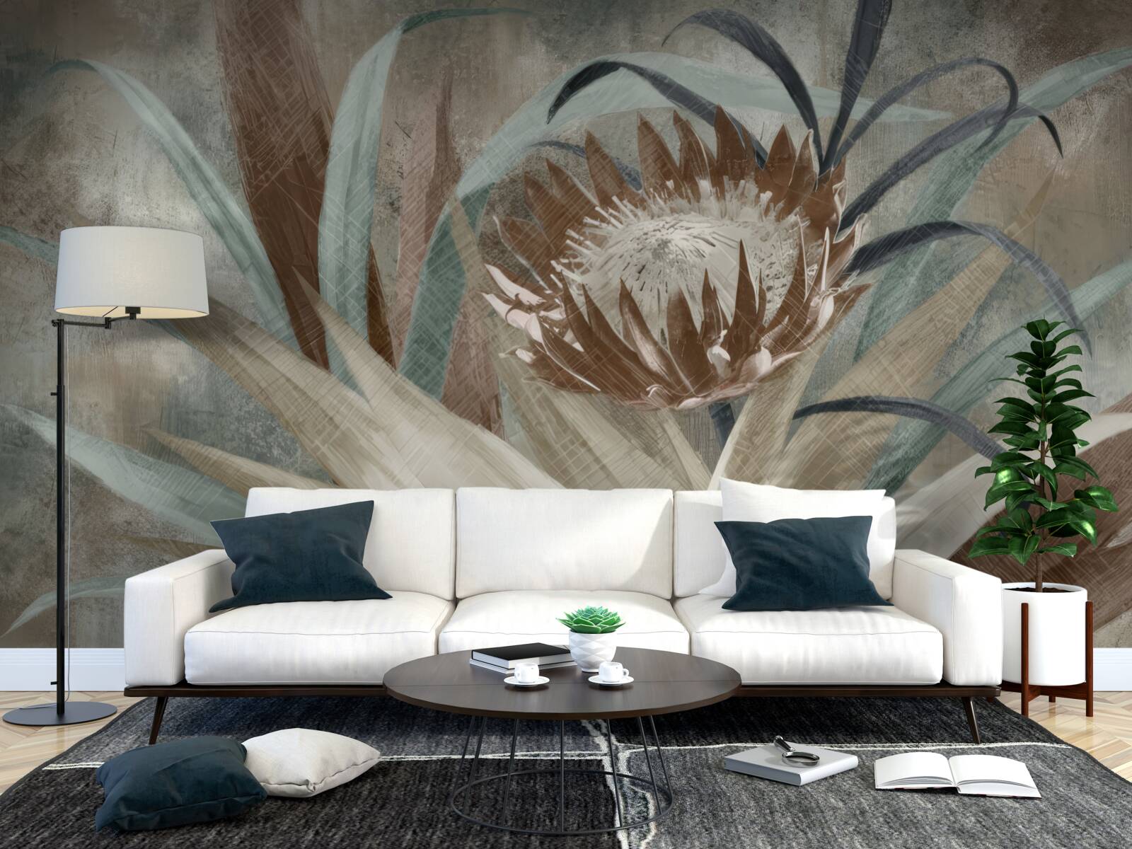 Фотошпалери велика і незвичайна квітка