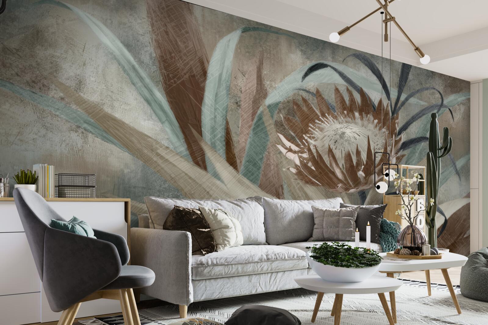 Фотошпалери велика і незвичайна квітка