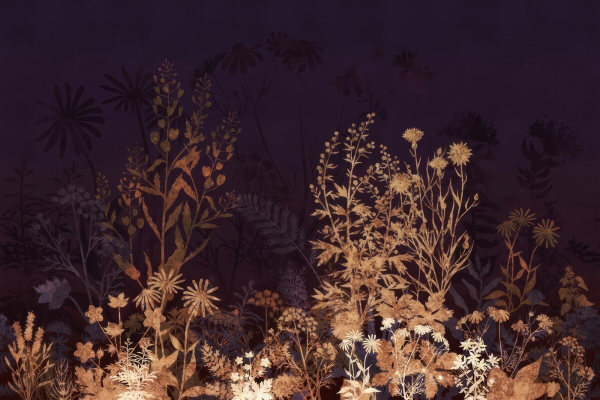 Фотошпалери Сплячі джунглі освітлені місячним світлом