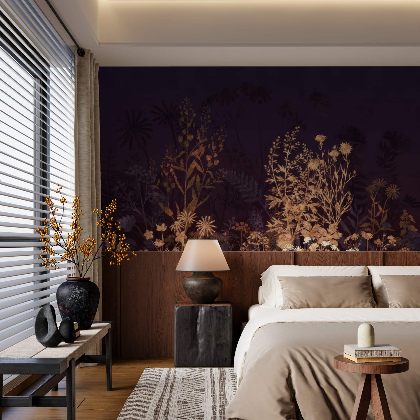 Фотошпалери Сплячі джунглі освітлені місячним світлом