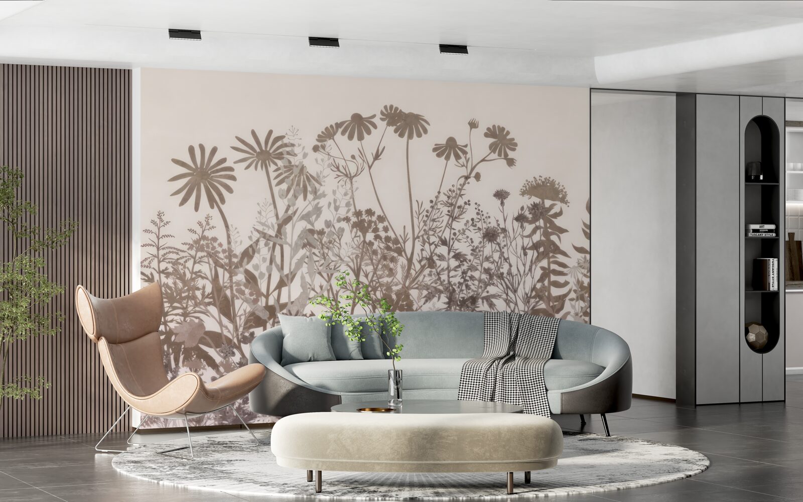 Фотошпалери Густо зарослий луг