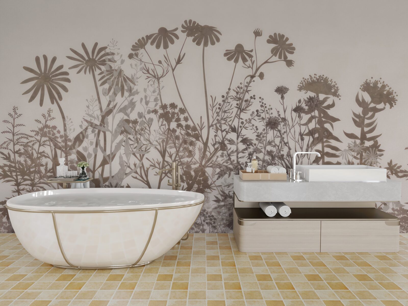 Фотошпалери Густо зарослий луг