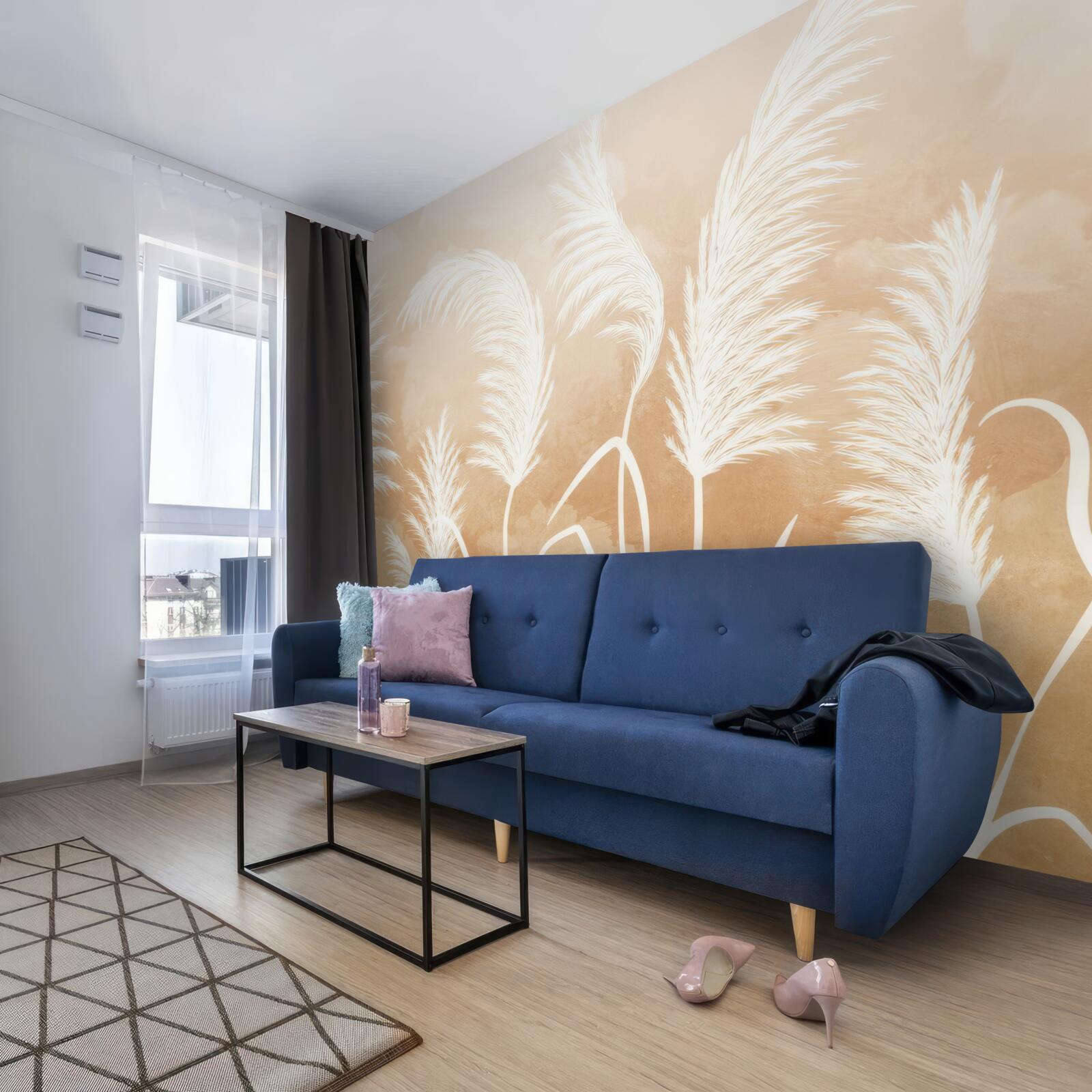 Фотошпалери біле листя, що тріпоче на вітрі