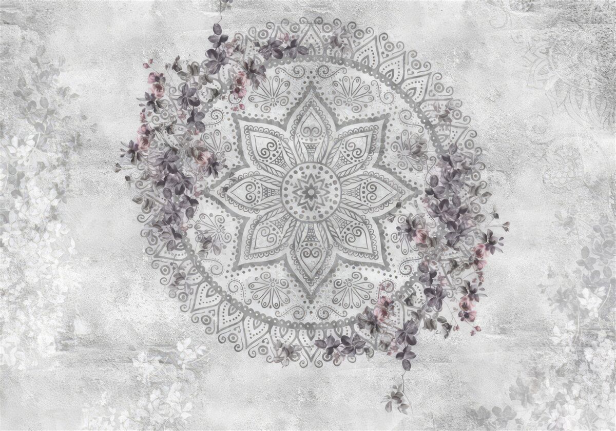 Фотошпалери красива картина серед квітів