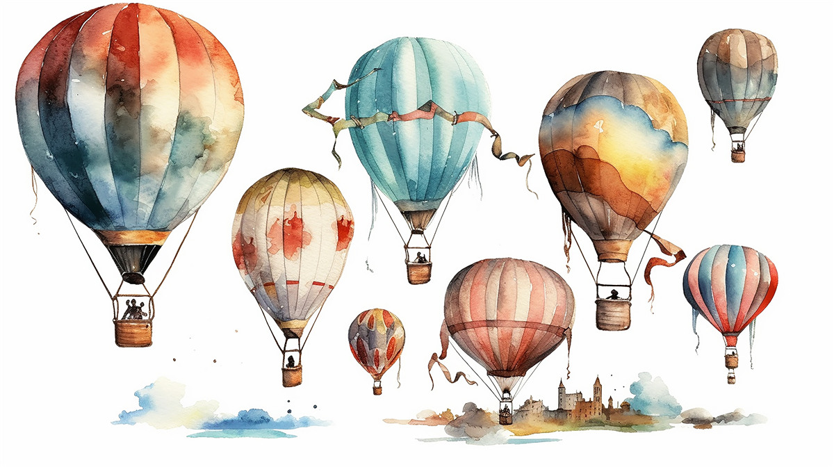 Фотошпалери над містом проходить шоу повітряних куль